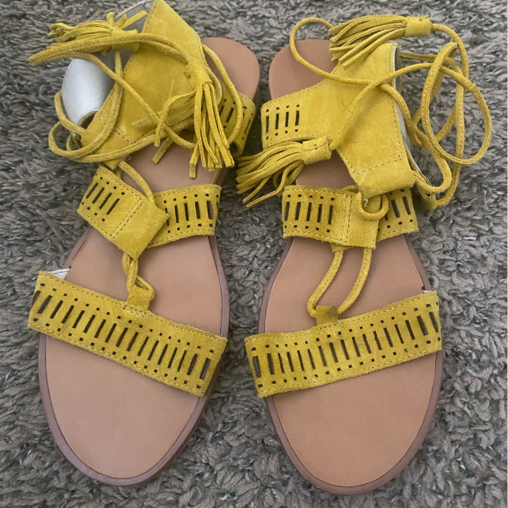 Suede Gladiator Sandals